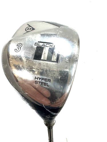 Used Dunlop Black Ti Mens Fairway Wood Rh 3 Wood 11860-s000308566
