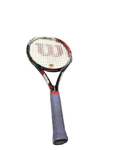 Used Wilson Bold 3lx Adult Tennis Racquet Black 4 1 2" 11834-s000050515