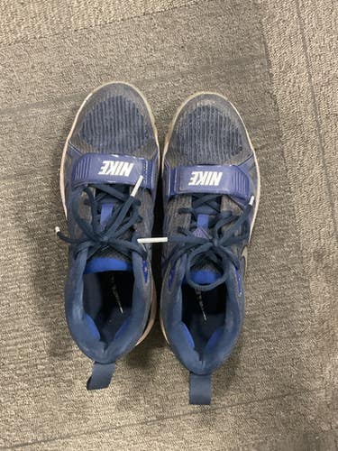 Used Nike Turf Cleats Bb Sb Cleats Navy Blue Senior 7.5 11614-s000236164