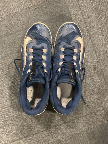 Used Nike React Baseball Cleats Bb Sb Cleats Navy Blue Senior 10.5 11614-s000236162