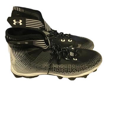 Used Under Armour 3023718-003 Adult Fb Cleats Black Senior 13 11730-s000071333