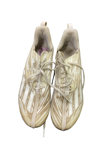 Used Adidas Adult Fb Cleats White Senior 14 11613-s000182003
