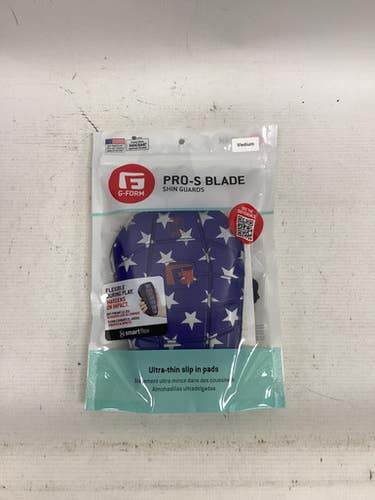 Used Pro-s Blade Soccer Shin Guards Adult Grey And Red Md 11851-s000046554