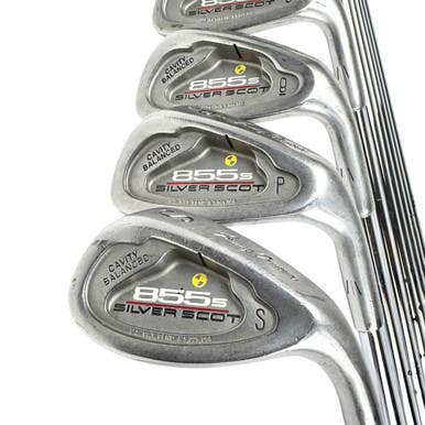 Used Tommy Armour 855s Silver Scot Men's Rh Iron Set 3i-sw Stiff Flex Steel Shaft 11506-s000302871