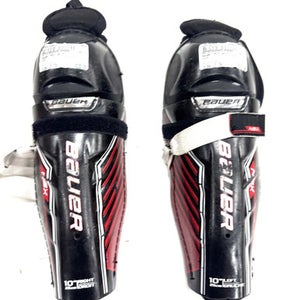 Used Bauer Nsx Shin Youth Shin Guards Black 10" 11860-s000308897