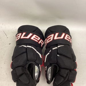 Used Bauer Supreme 3s Junior Gloves Black And Red 11" 11851-s000046747