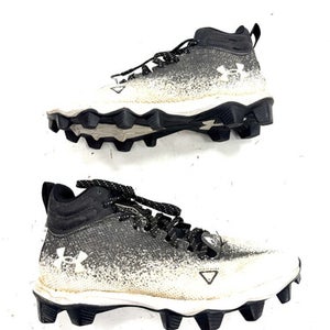 Used Under Armour Jr Fb Cleats White Junior 04 11860-s000309129