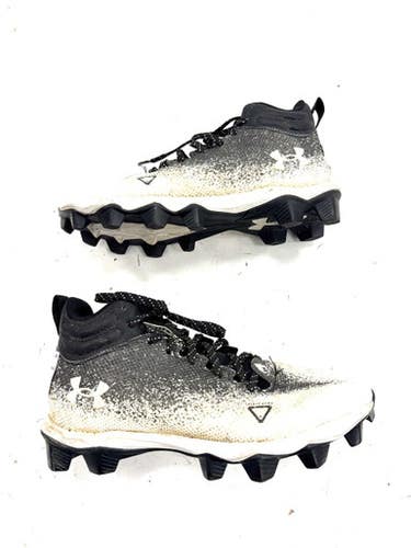 Used Under Armour Jr Fb Cleats White Junior 04 11860-s000309129