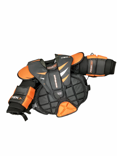 Used Tek Barikad V5.0 Goalie Chest Youth Body Armor L Xl 11613-s000182356