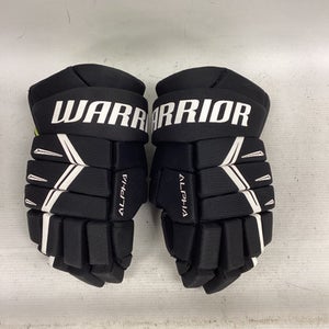 Used Warrior Alpha Dx5 Junior Gloves Black 12" 11851-s000046849