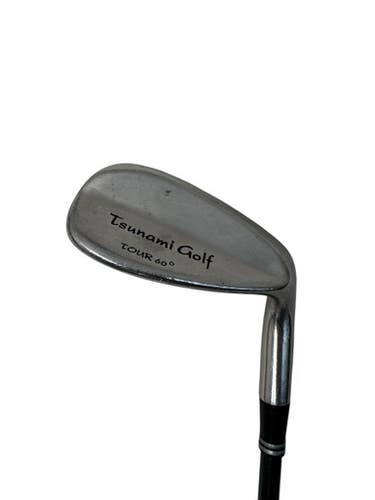 Used Tsunami Golf Tour 60 Golf Wedge Mens Rh Silver Lob Wedge 11835-s000208509