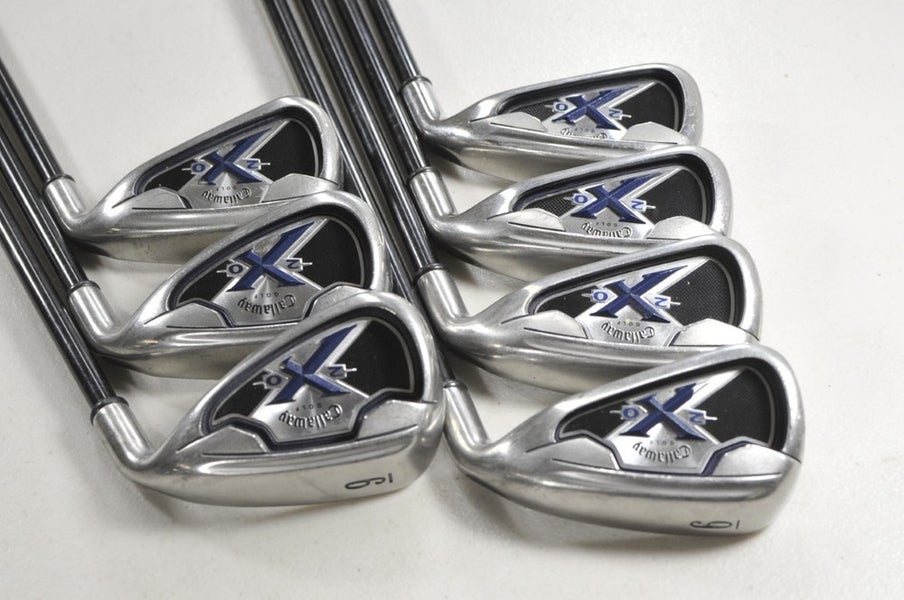 Callaway X-20 3-9 Iron Set (NO PW) Regular Flex 75g Right Graphite #219037