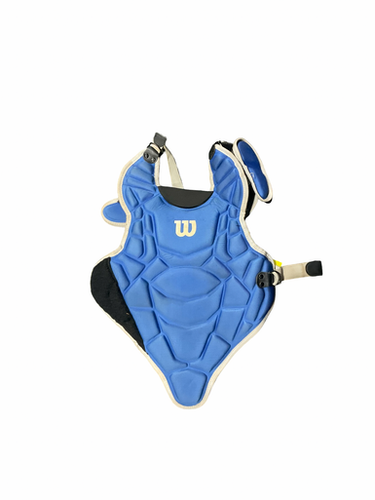 Used Wilson Royal Blue Chest Protector Catchers Chest Protector Royal Blue Intermed 11834-s000051163