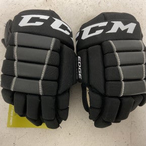 Used Ccm Edge Junior Gloves Black And White 11" 11855-s000204009