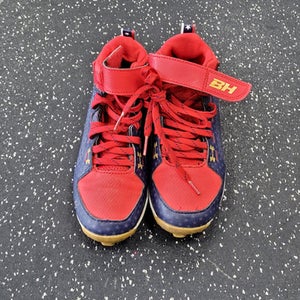 Used Under Armour Harper Jr Fb Cleats Navy Blue And Red Junior 01 11849-s000040113