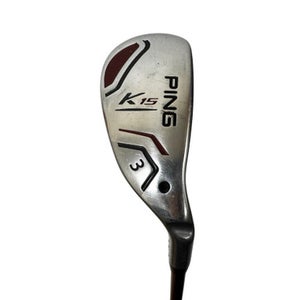 Used Ping K15 Women's Rh 3 Hybrid Ladies Flex Graphite Shaft 11506-s000303532