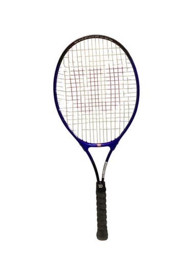 Used Wilson Enforcer Adult Tennis Racquet Navy Blue 4 1 4" 11443-s000205740