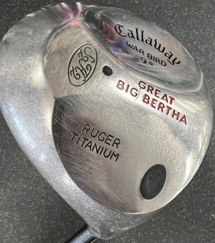 Used Callaway GREAT BIG BERTHA Mens Driver RH 9.0 Degree 11497-S000159238