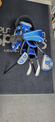 Used Callaway XJ 4 PIECE Jr Package Set RH Navy Blue 4 Piece 11497-S000159218