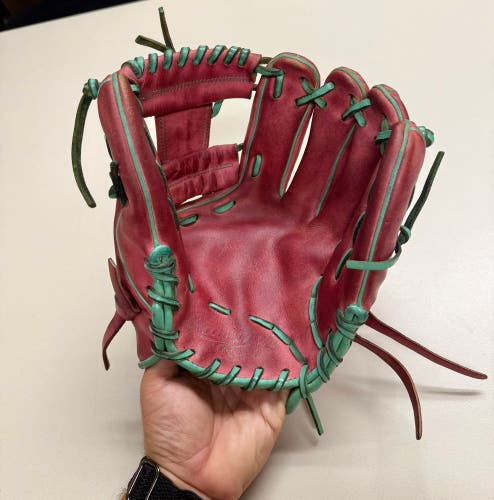 Rawlings Heart of the Hide Pink and Turquoise Baseball Glove 11.5" (Used)