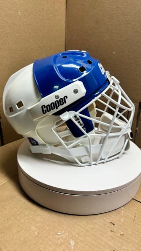 VINTAGE COOPER SK2000 LARGE GOALIE HOCKEY MASK / HELMET COMBO
