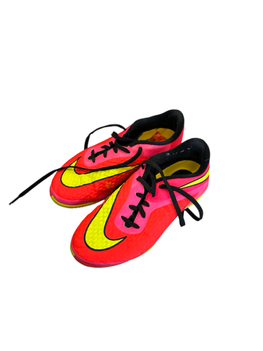 Used Nike Soccer Indoor Shoes Red Junior 04 11682-s000132944