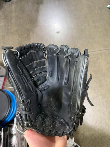Used Rawlings Heart Of The Hide Pro206-9jb Bb Sb Glove Rh Throw Black 12" 11605-s000219854