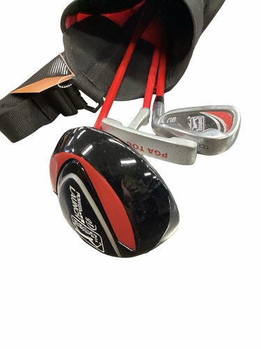 Used PGA Tour Jr Package Set RH Black And Red 4 Piece 11613-S000185175