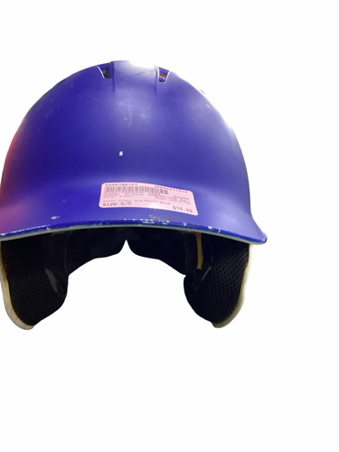 Used Under Armour UABH2-100 Batting Helmet No Mask Clear And Royal Blue S/M 11613-S000185157