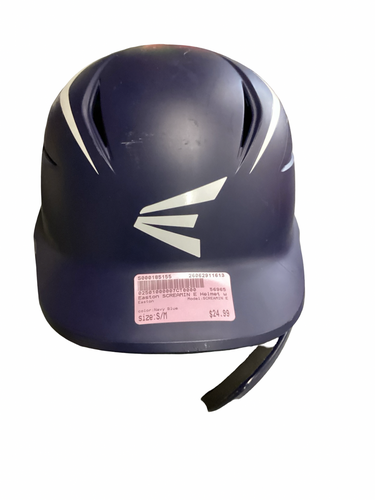 Used Easton SCREAMIN E Batting Helmet w/Mask Navy Blue S/M 11613-S000185155