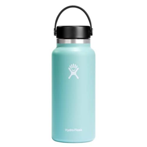 Hydro Flask Wide Mouth Water Bottle 32 Oz Dew Insulated with Flex Cap UPS1181