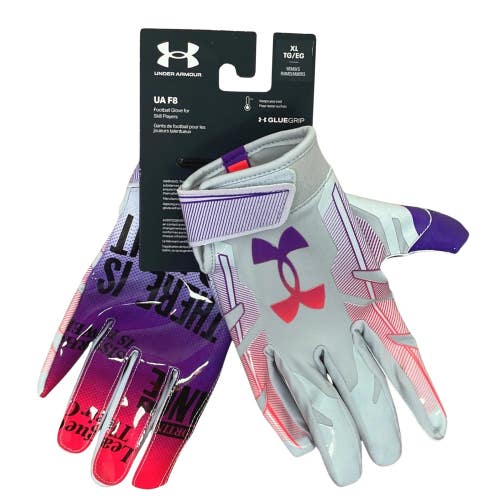 Under Armour F8 Football Gloves Women's XL Multi Adjustable Performance UPS1232