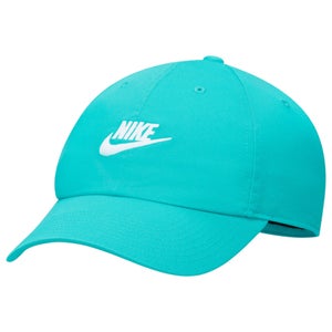 Nike Club Baseball Cap Unisex M/L Aqua Cotton Adjustable Strapback Hat UPS1079