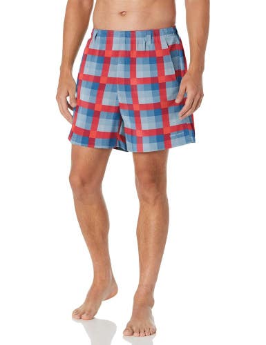 Columbia Super Backcast Water Shorts Men's Multicolor Gingham Swimwear UPS1049