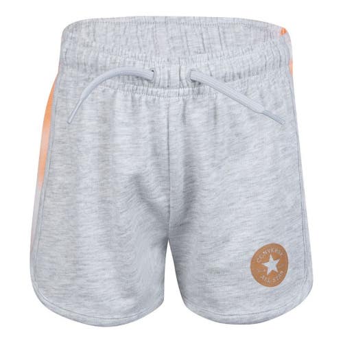 Converse Chuck Taylor All Star Shorts Kids Small Gray Drawstring Waist UPS1197
