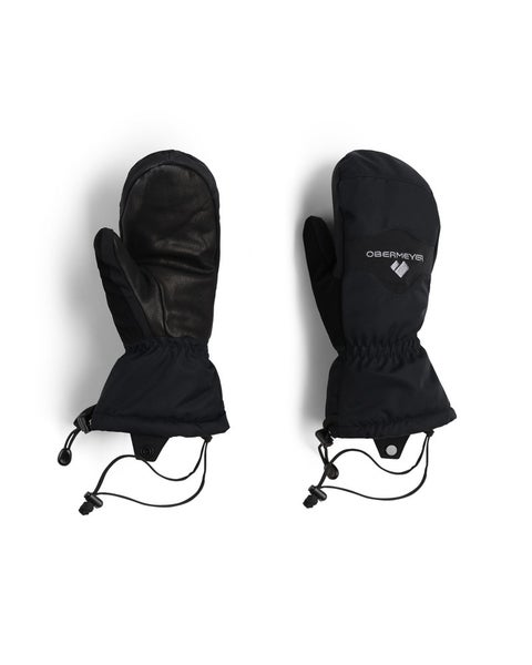 Obermeyer Regulator Mittens Gloves Womens S Black Fleece Lined Insulated UPS1186