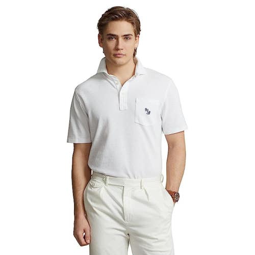 Polo Ralph Lauren Polo Shirt Men's 2XL White Cotton Golf Classic Fit UPS1007