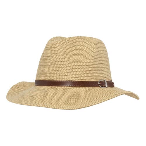 Sunday Afternoon Coronado Fedora Hat Women Medium Natural Floppy Brimmed UPS1193