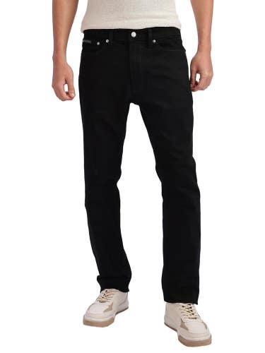 Calvin Klein Jeans Men's 30 x 30 Forever Black Denim Stretch Slim Fit UPS1183