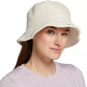 Alpine Design Brushed Bucket Hat Women's One Size White Wide Brim Hiking UPS1081