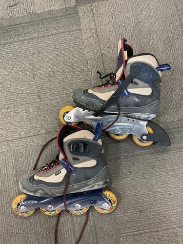 Used Oxygen Rollerblades Child Rec Fitness Skates Grey Youth 09.0 11614-s000237172