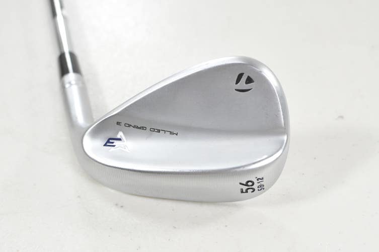 TaylorMade Milled Grind 3 56*-12 Wedge Right DG S200 Stiff Flex Steel #221379