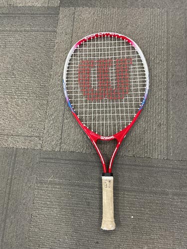 Used Wilson Us Open Junior Tennis Racquet Red 23" 11614-s000237180