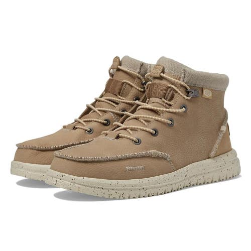Hey Dude Bradley 40189-209 Boots Men's 9 M Wheat Leather Round Toe Ankle RHS8829