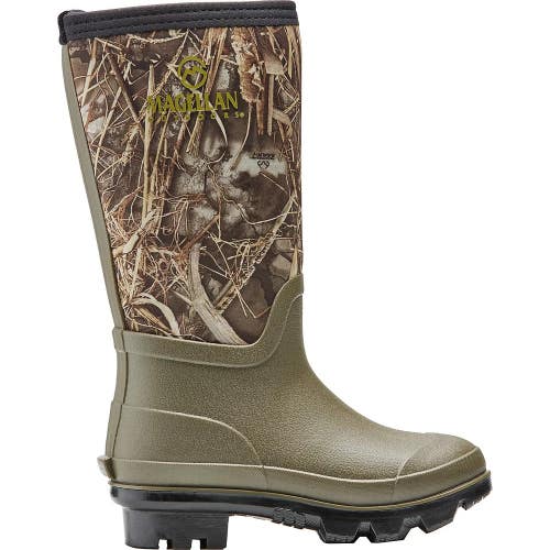Magellan Outdoors Kids US 2 Brown Camouflage Waterproof Hunting Boots NIN1409