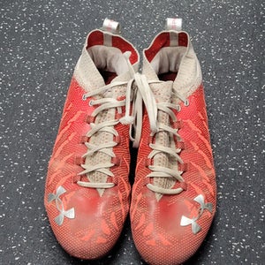 Used Under Armour Adult Fb Cleats Red Senior 13.5 11849-s000040322