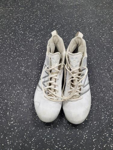 Used New Balance Lax Cleats Mens White Senior 9 11849-s000040308