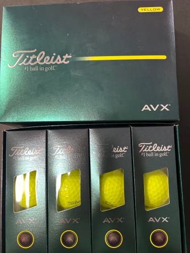 Titleist AVX Balls 12 Pack (1 Dozen) (New)