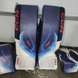 Kraken CCM Axis 2 all out pro Pads 35+1 Glove and blocker