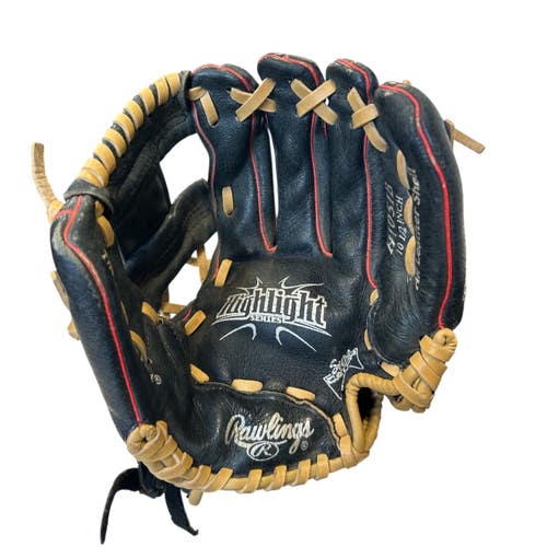 Used Rawlings HIGHLIGHT SERIES BB/SB Glove RH Throw Black 10 1/2" 11450-S000524034